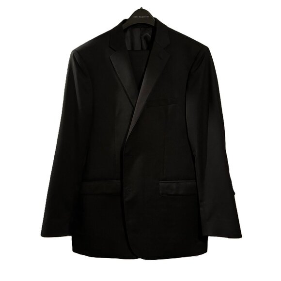 Calvin Klein Black Suit Jacket 44R/Slacks 38W